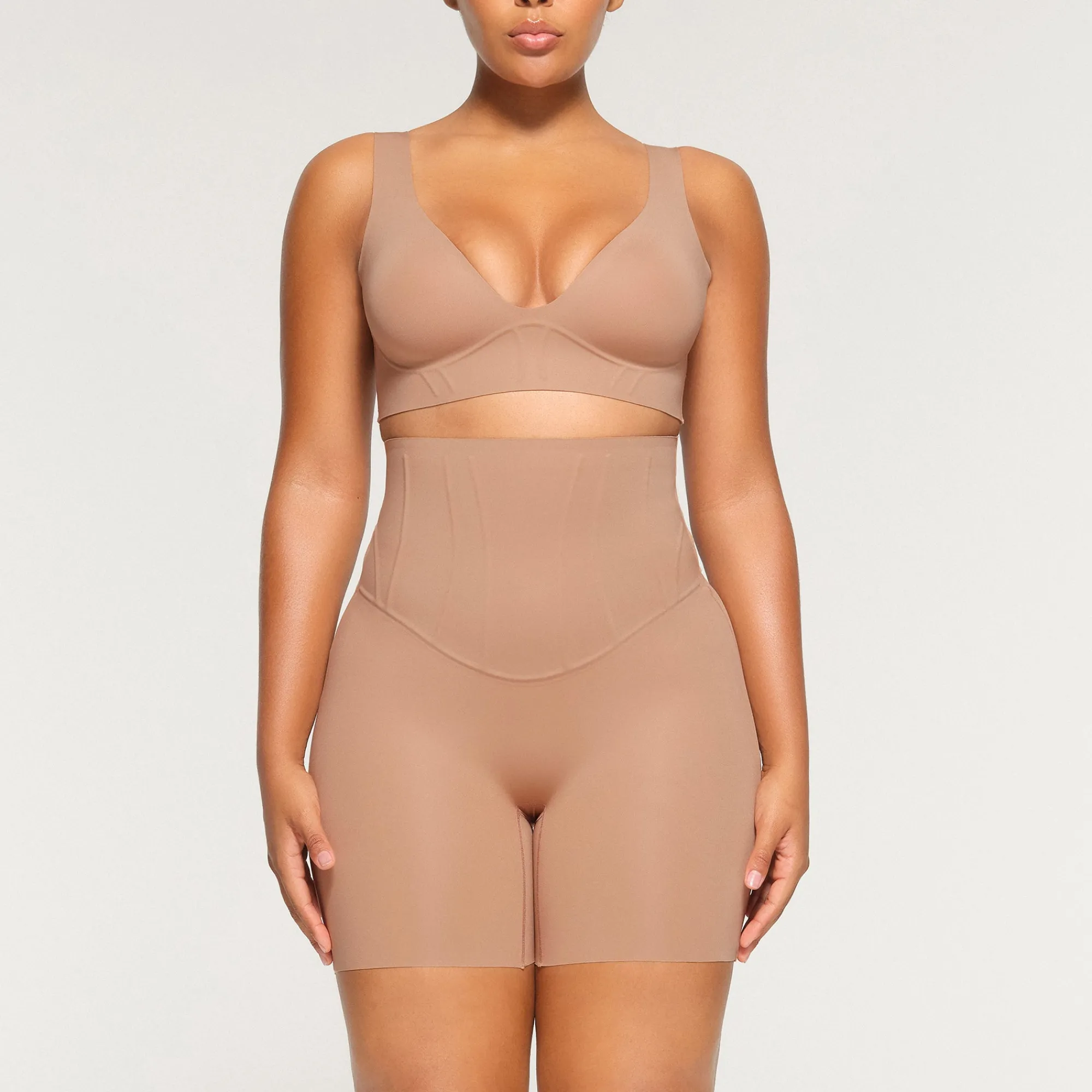BONDED CORSET PLUNGE BRALETTE |-Skims Best
