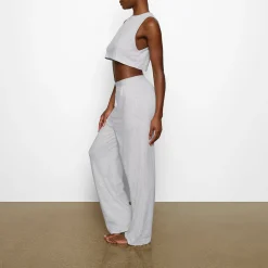 BOYFRIEND LOOSE PANT | LIGHT HEATHER GREY-Skims New