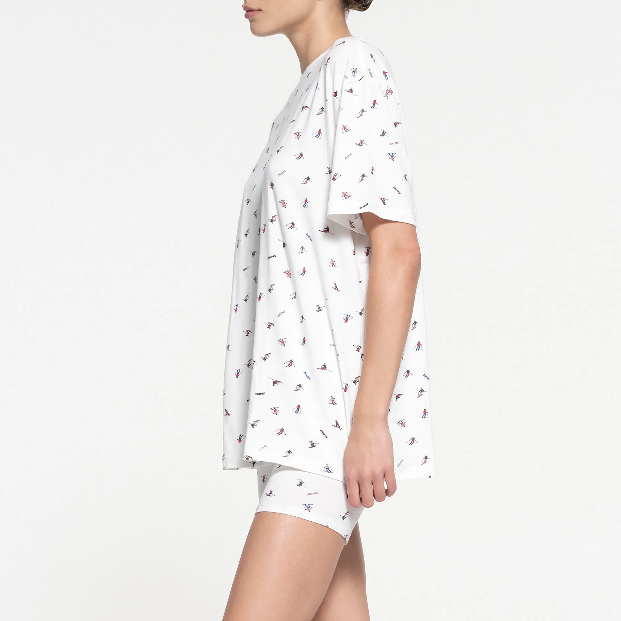 BOYFRIEND T-SHIRT AND BOXER SET | SKI PRINT-Skims Discount