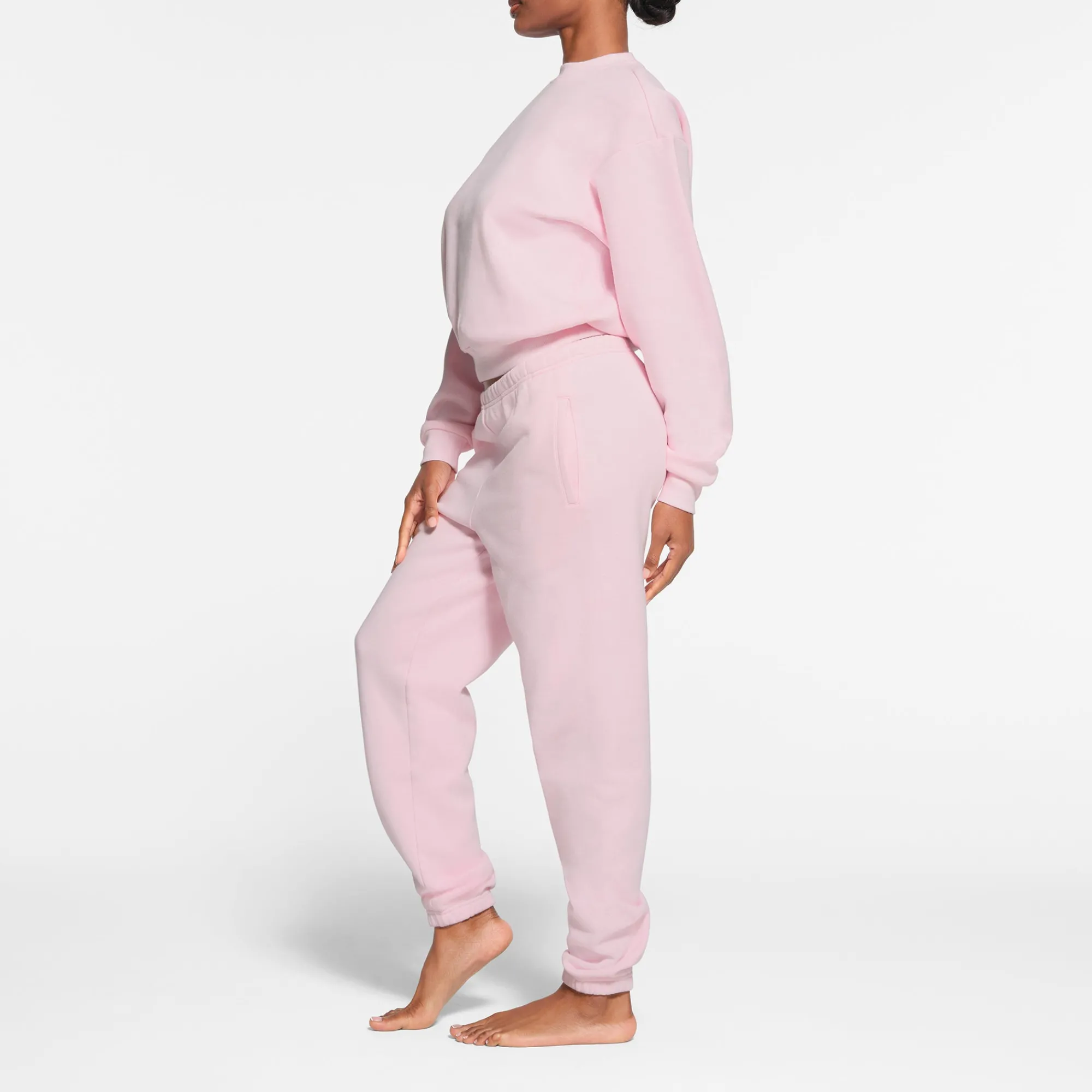 COTTON FLEECE CLASSIC CREWNECK | CHERRY BLOSSOM-Skims Discount
