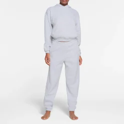 COTTON FLEECE CLASSIC JOGGER | LIGHT HEATHER GREY-Skims Clearance