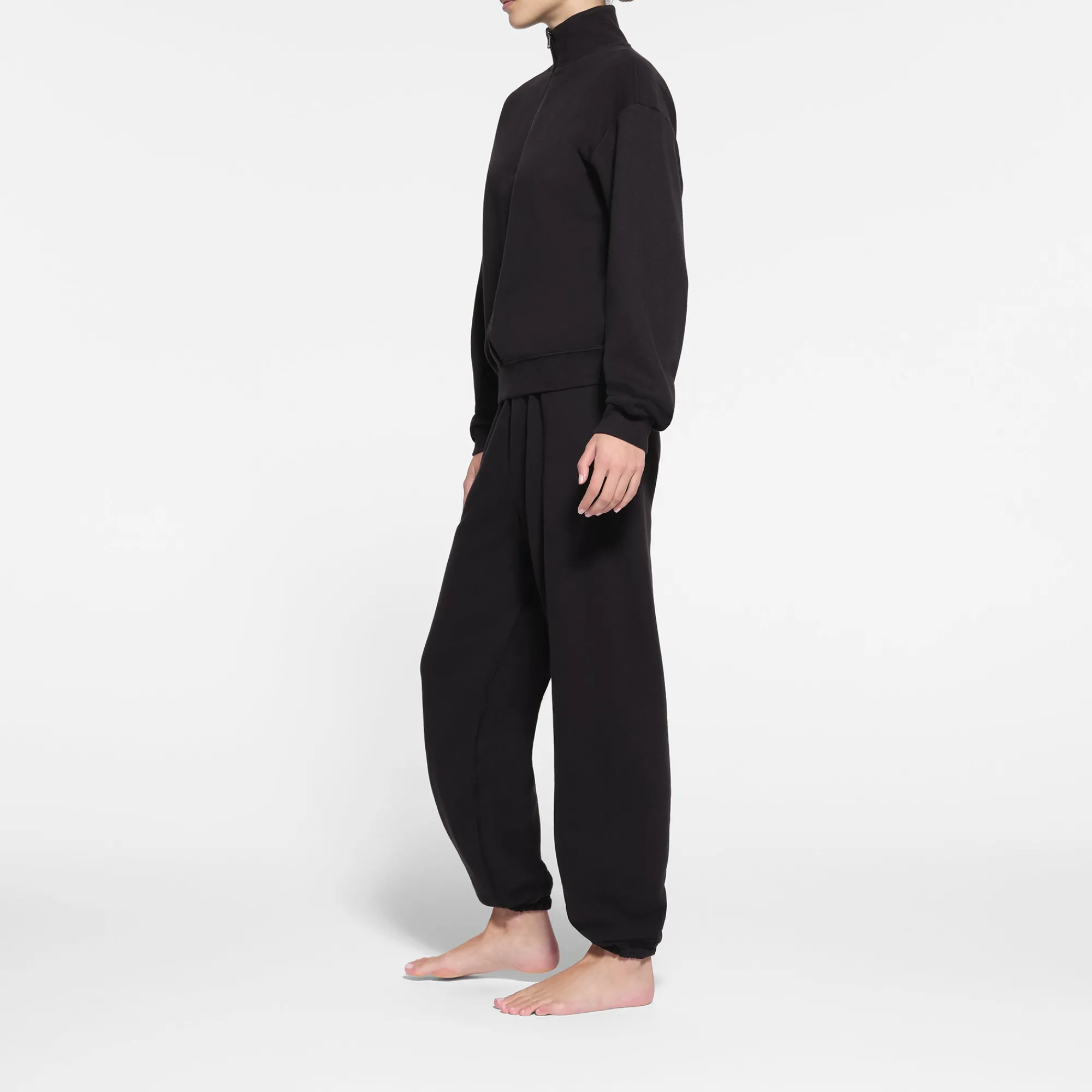 COTTON FLEECE CLASSIC QUARTER ZIP PULLOVER |-Skims Sale