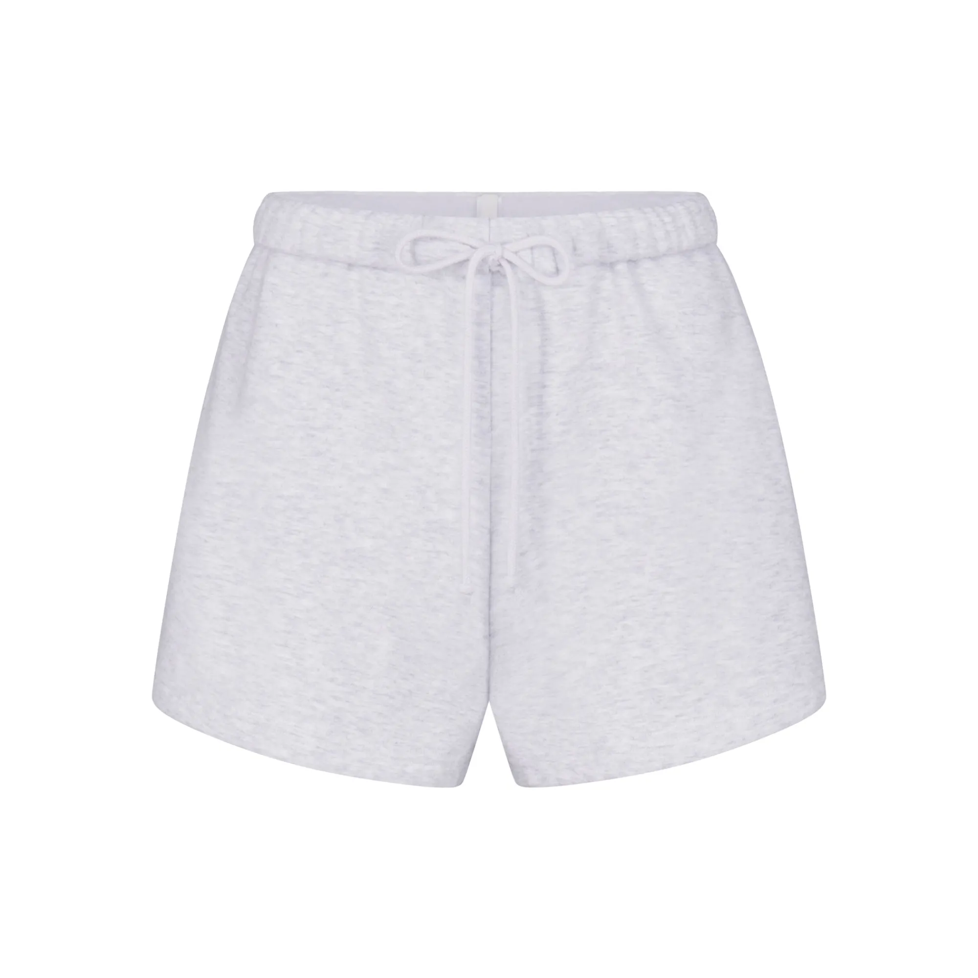 COTTON FLEECE CLASSIC SHORT | LIGHT HEATHER GREY-Skims Clearance