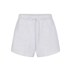 COTTON FLEECE CLASSIC SHORT | LIGHT HEATHER GREY-Skims Clearance
