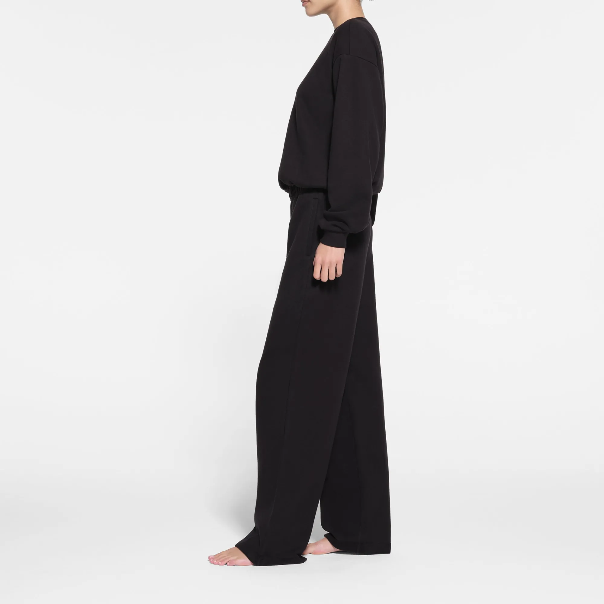 COTTON FLEECE CLASSIC STRAIGHT LEG PANT |-Skims Sale