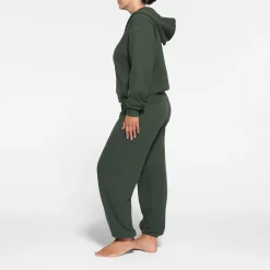 COTTON FLEECE CLASSIC ZIP UP HOODIE |-Skims Hot
