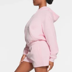 COTTON FLEECE CLASSIC ZIP UP HOODIE | CHERRY BLOSSOM-Skims Best