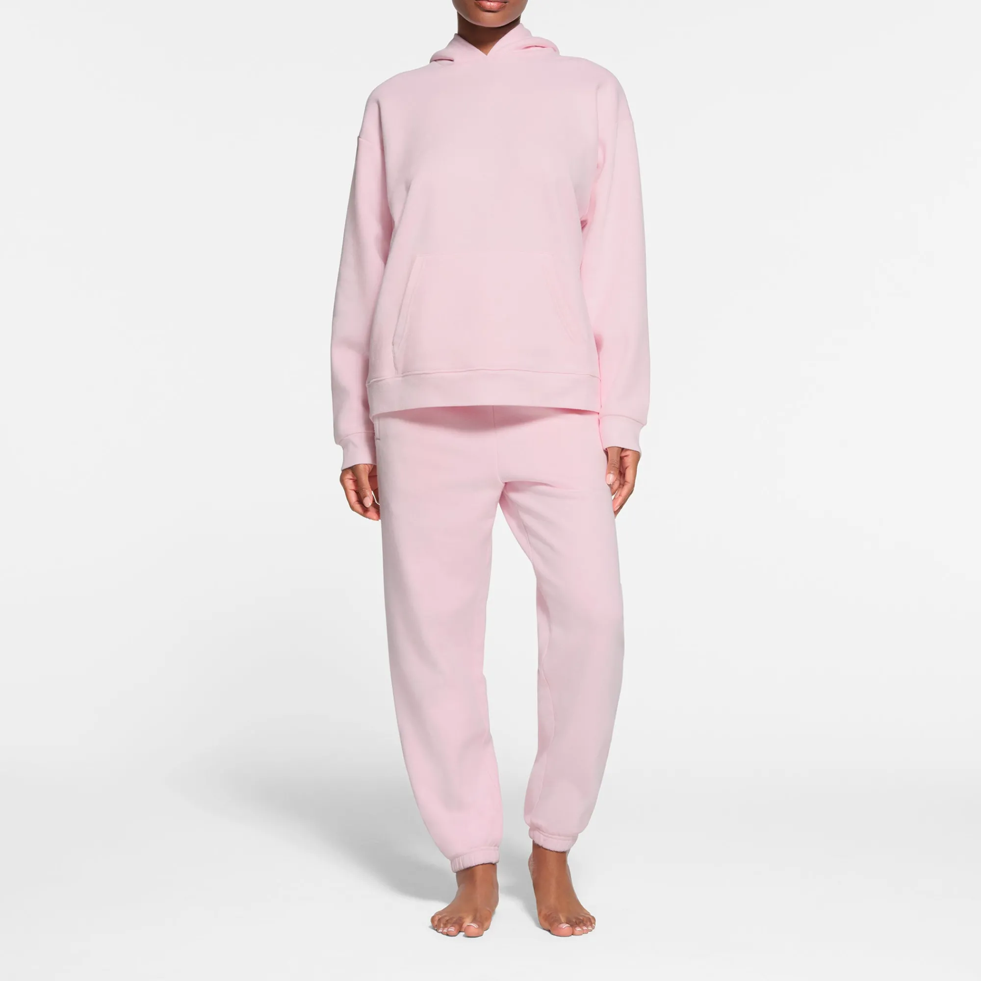 COTTON FLEECE OVERSIZED HOODIE | CHERRY BLOSSOM-Skims Best
