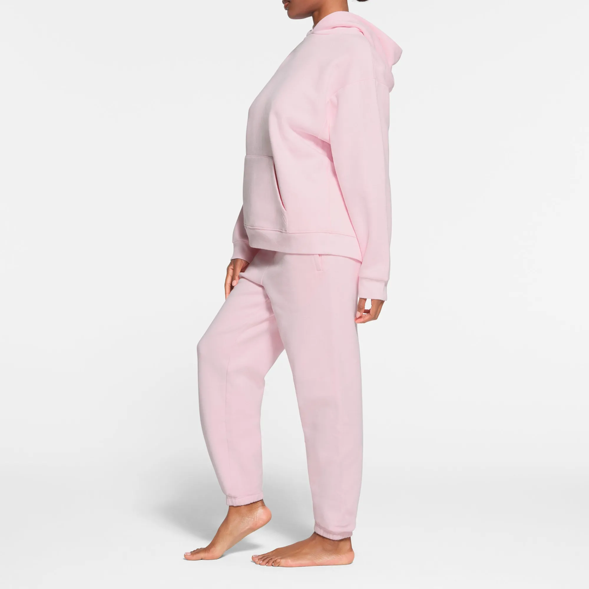 COTTON FLEECE OVERSIZED HOODIE | CHERRY BLOSSOM-Skims Best
