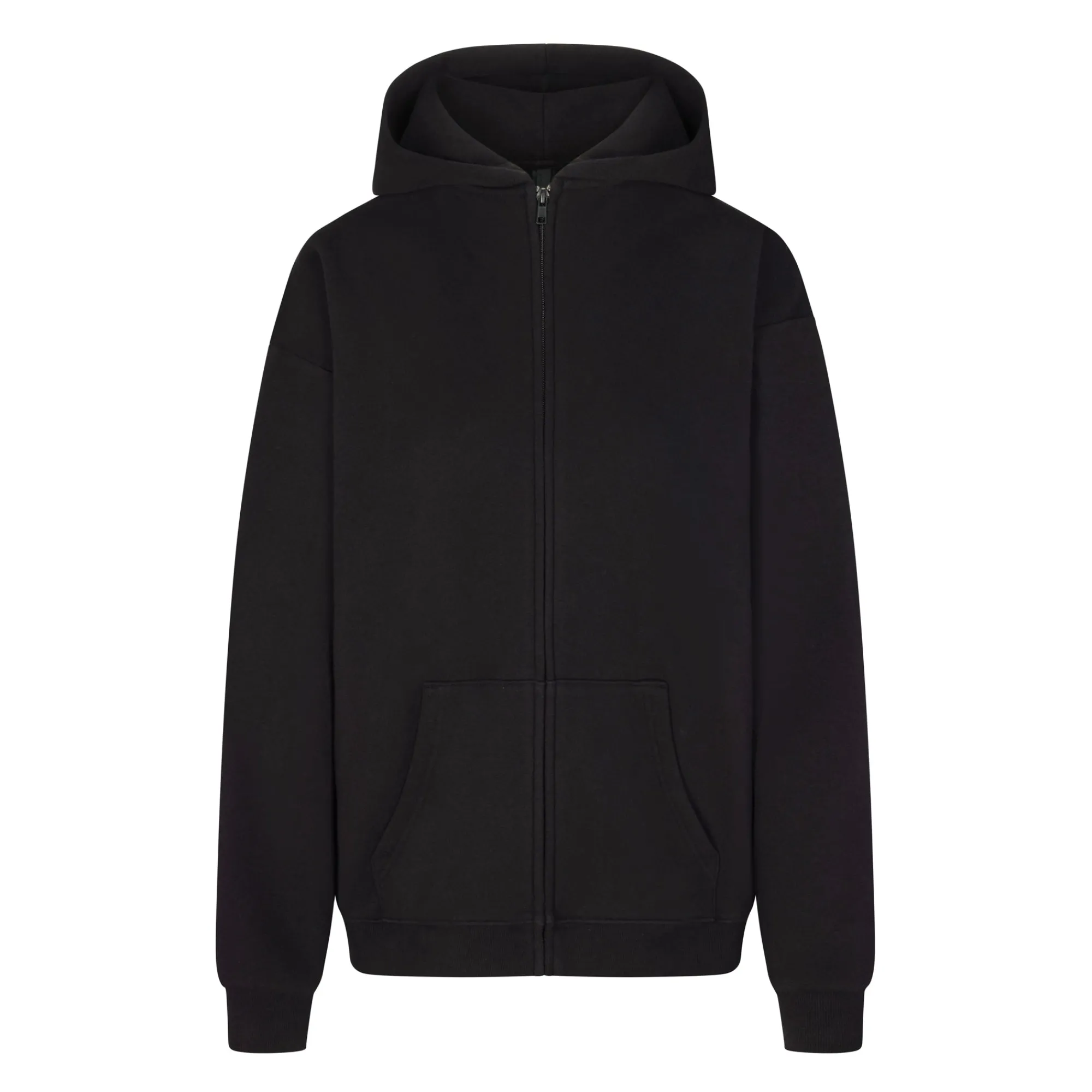 COTTON FLEECE OVERSIZED ZIP UP HOODIE |-Skims Online