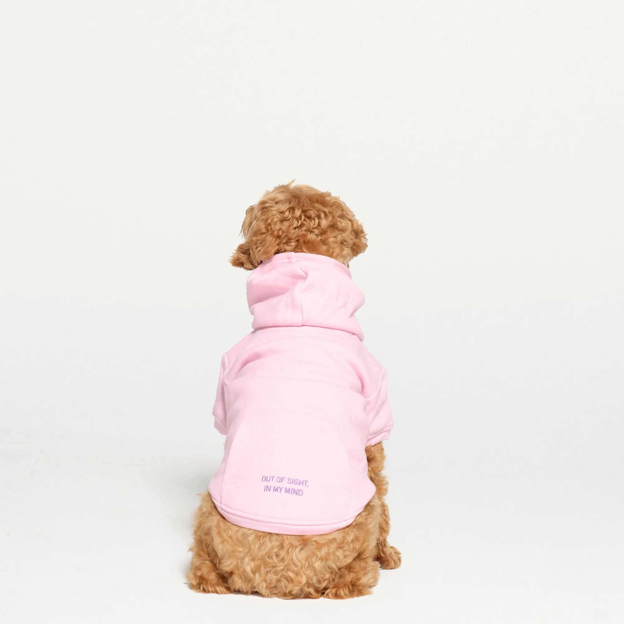 COTTON FLEECE PET HOODIE | BABY PINK-Skims New