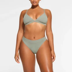 COTTON JERSEY CHEEKY TANGA |-Skims Hot