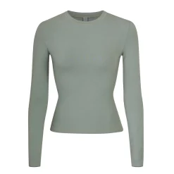 COTTON JERSEY LONG SLEEVE T-SHIRT |-Skims Fashion