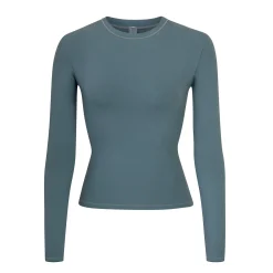 COTTON JERSEY LONG SLEEVE T-SHIRT |-Skims Fashion