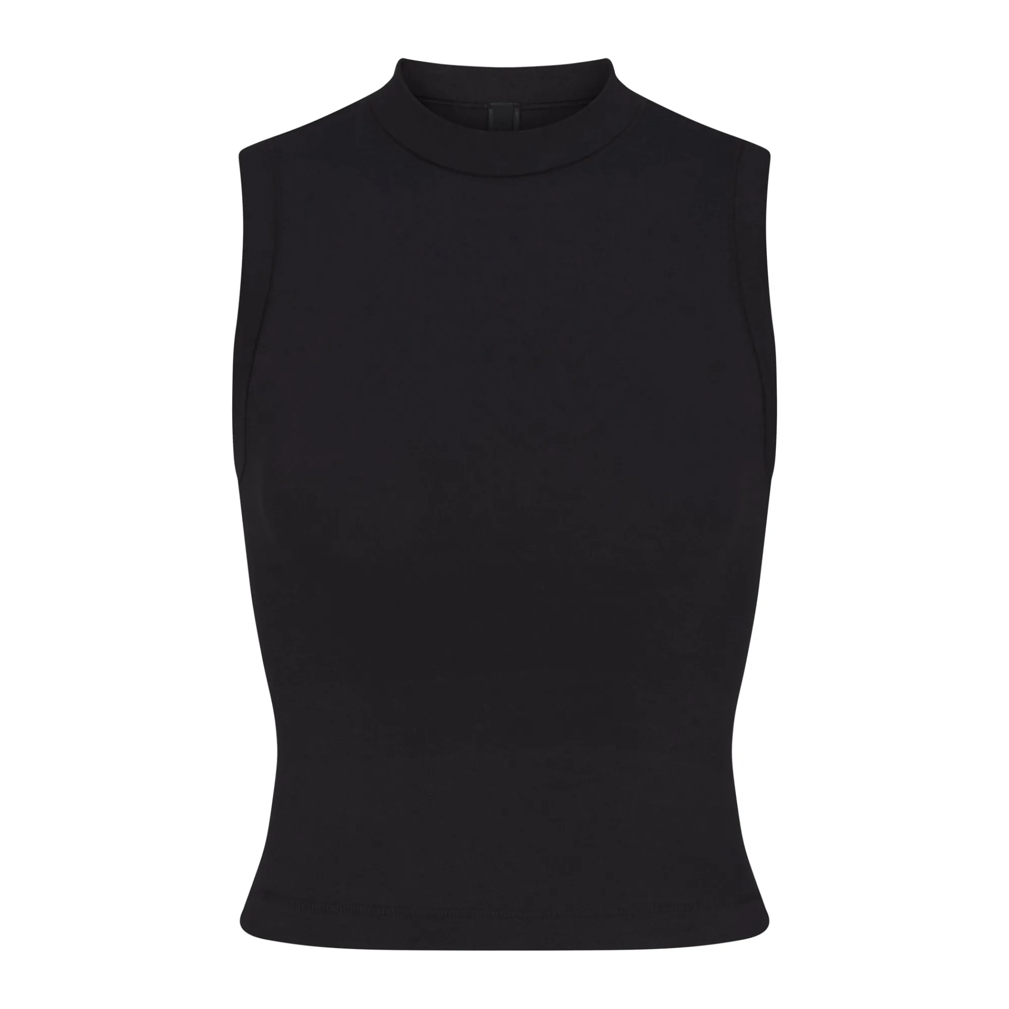 COTTON JERSEY MOCK NECK TANK |-Skims Fashion