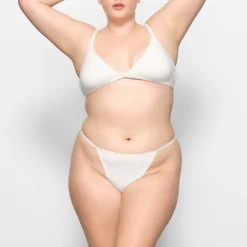 COTTON LOGO STRING THONG |-Skims Online