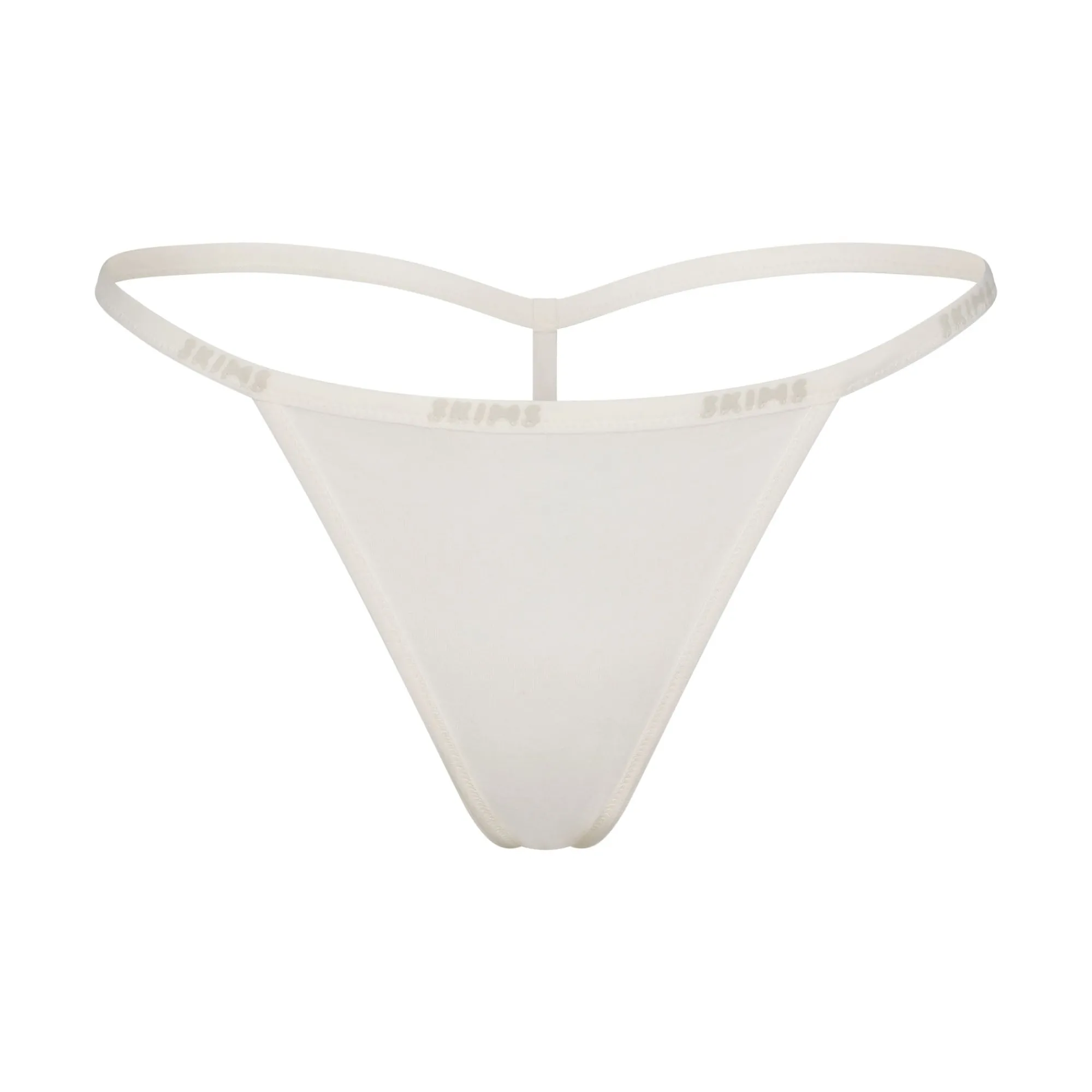 COTTON LOGO STRING THONG |-Skims Online