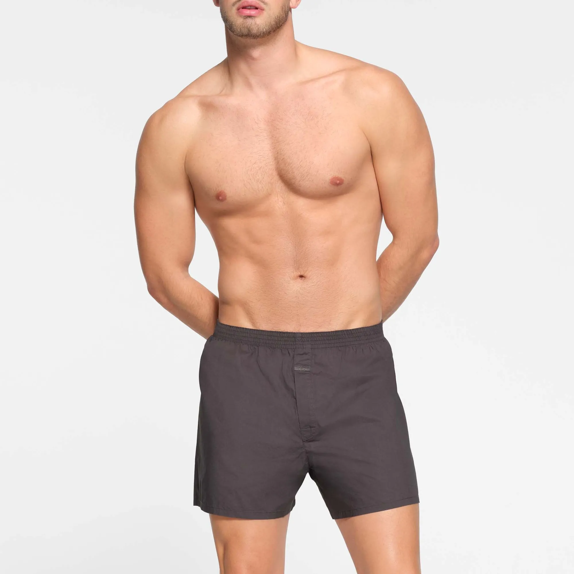 COTTON POPLIN SLEEP MENS BOXER |-Skims Best
