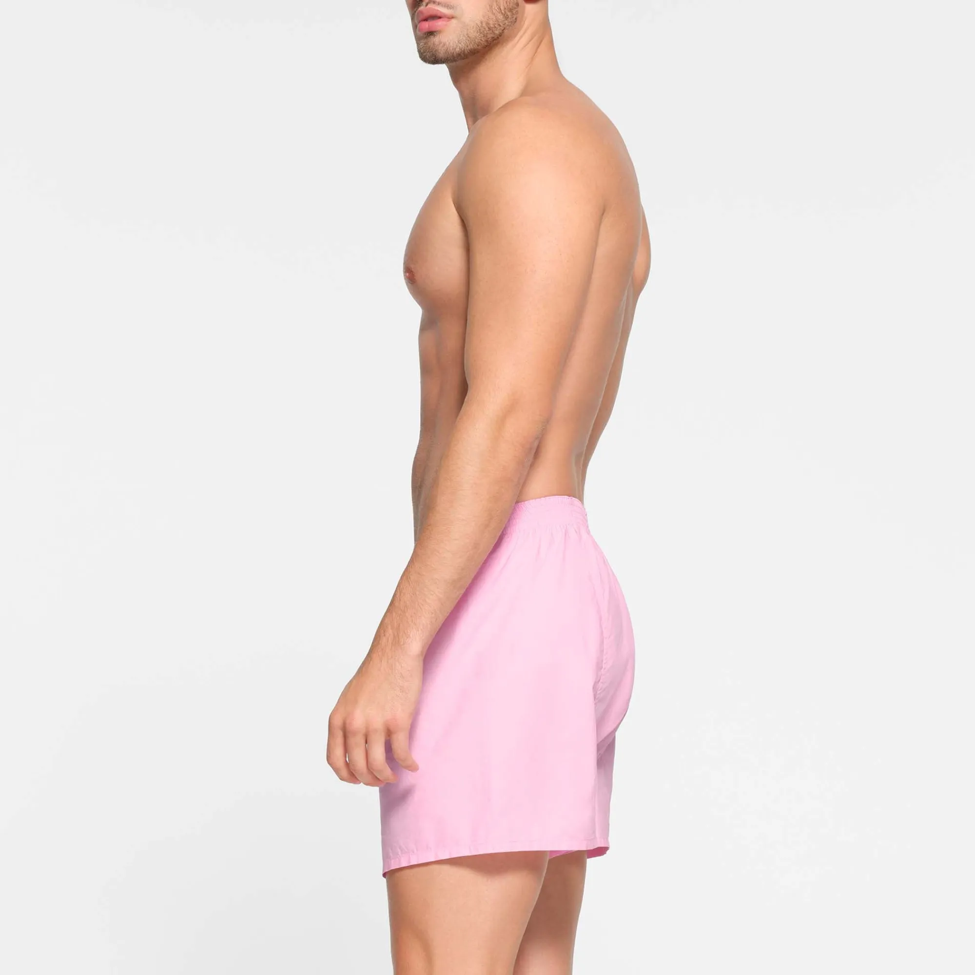 COTTON POPLIN SLEEP MENS BOXER | BUBBLE GUM-Skims Outlet