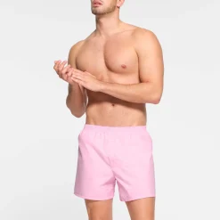 COTTON POPLIN SLEEP MENS BOXER | BUBBLE GUM-Skims Outlet