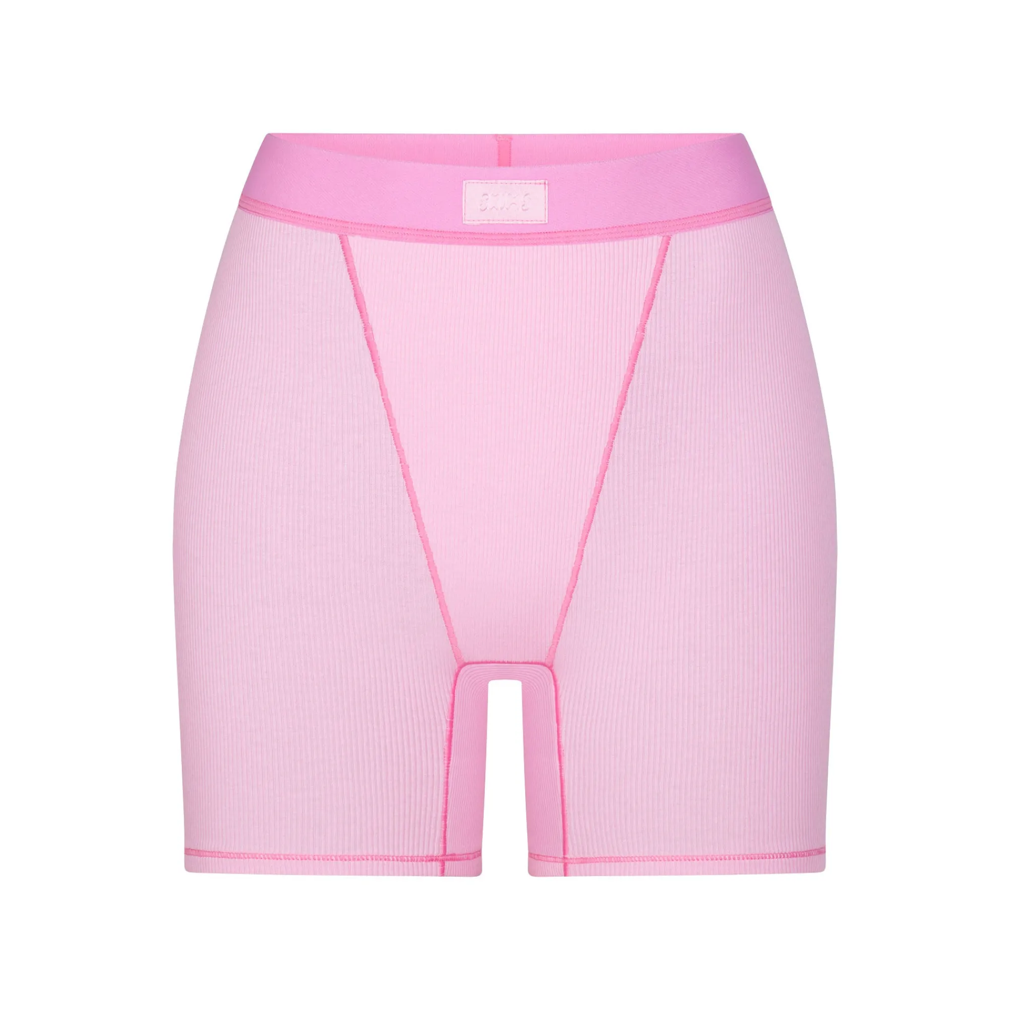COTTON RIB BOXER | BUBBLE GUM-Skims Hot