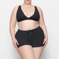 COTTON RIB DRAWSTRING SHORT |-Skims Hot