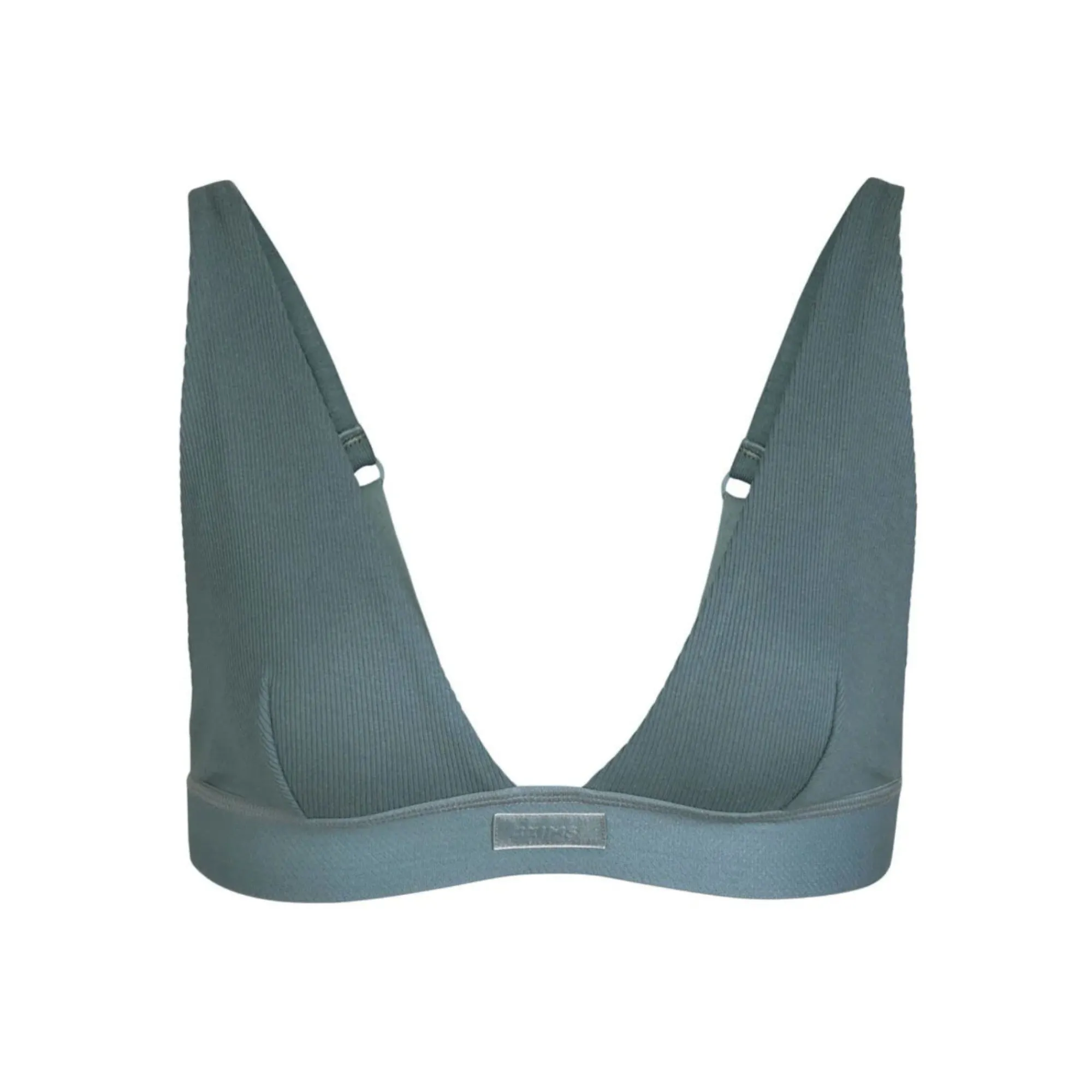 COTTON RIB PLUNGE BRALETTE |-Skims Fashion