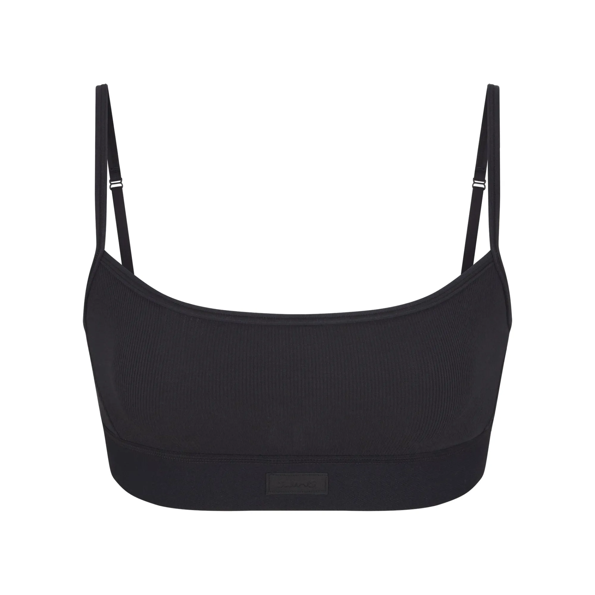 COTTON RIB SCOOP BRALETTE |-Skims New