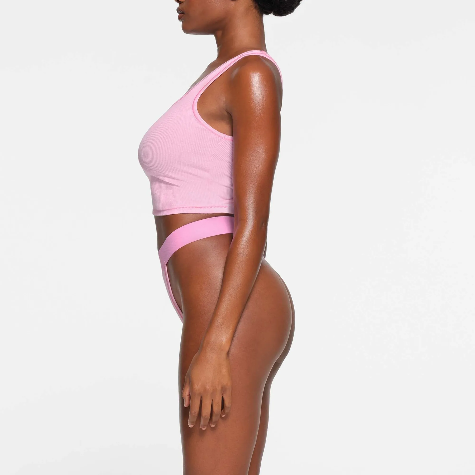 COTTON RIB TANK | BUBBLE GUM-Skims Discount