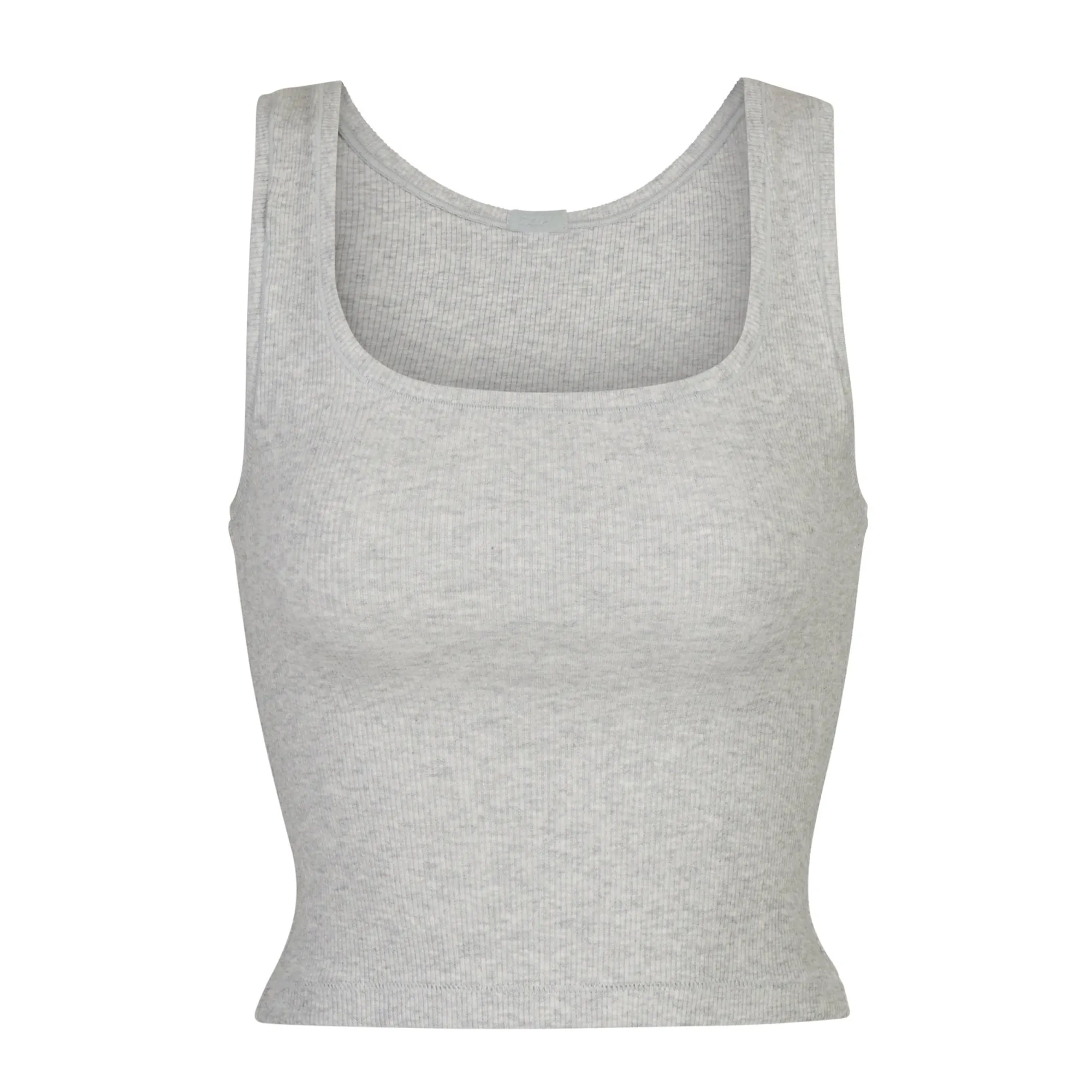 COTTON RIB TANK | LIGHT HEATHER GREY-Skims Fashion