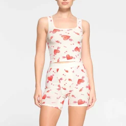 COTTON RIB TANK 3-PACK | HEART AND ARROW MULTI-Skims Outlet