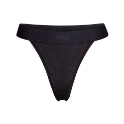 COTTON RIB THONG |-Skims Online
