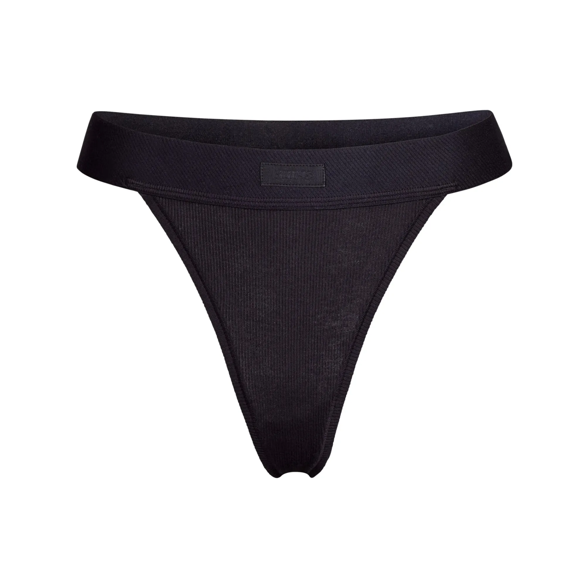 COTTON RIB THONG |-Skims Online