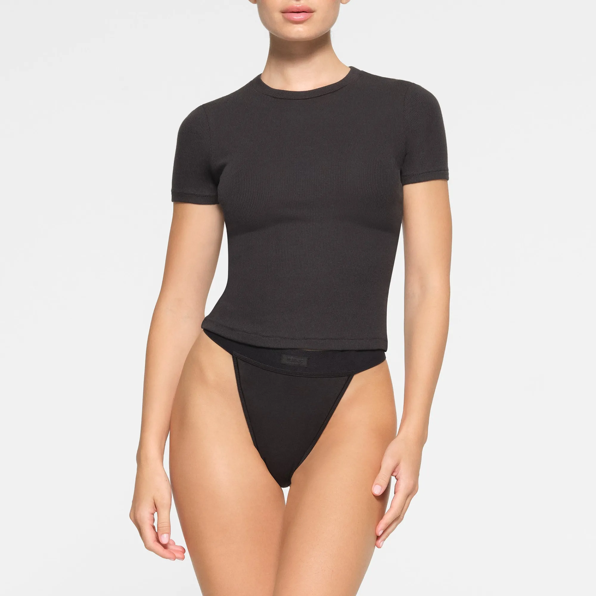 COTTON RIB T-SHIRT |-Skims Outlet