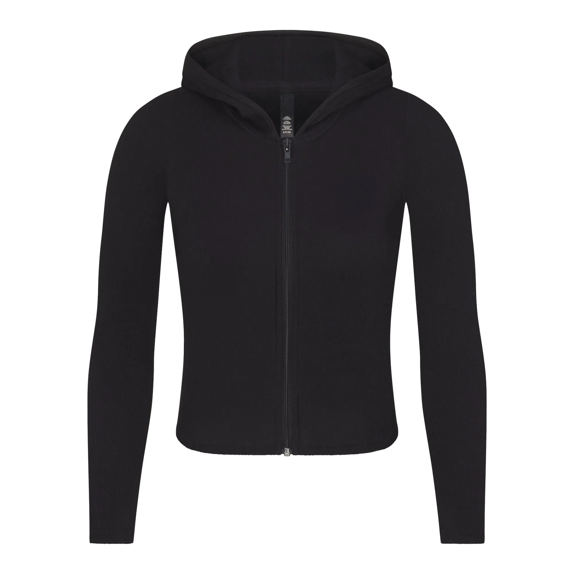 COTTON RIB ZIP UP HOODIE |-Skims Fashion