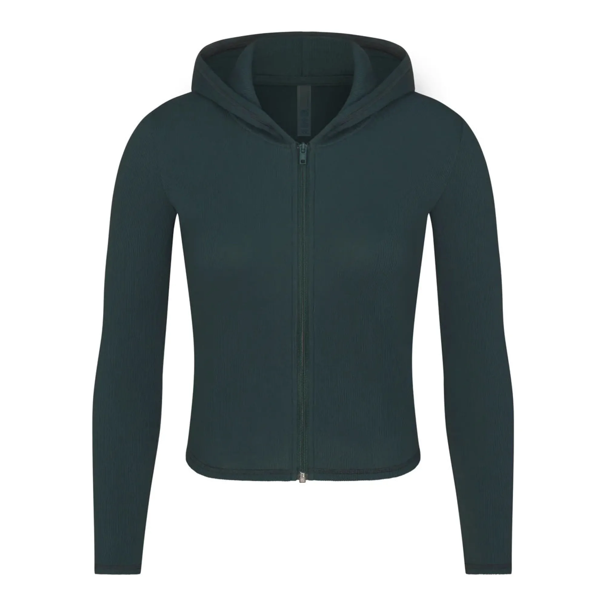 COTTON RIB ZIP UP HOODIE | SPRUCE MULTI-Skims Online