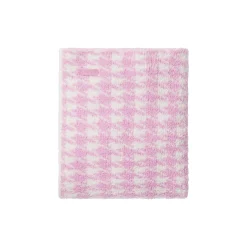COZY KNIT BLANKET | PETAL HOUNDSTOOTH-Skims Best