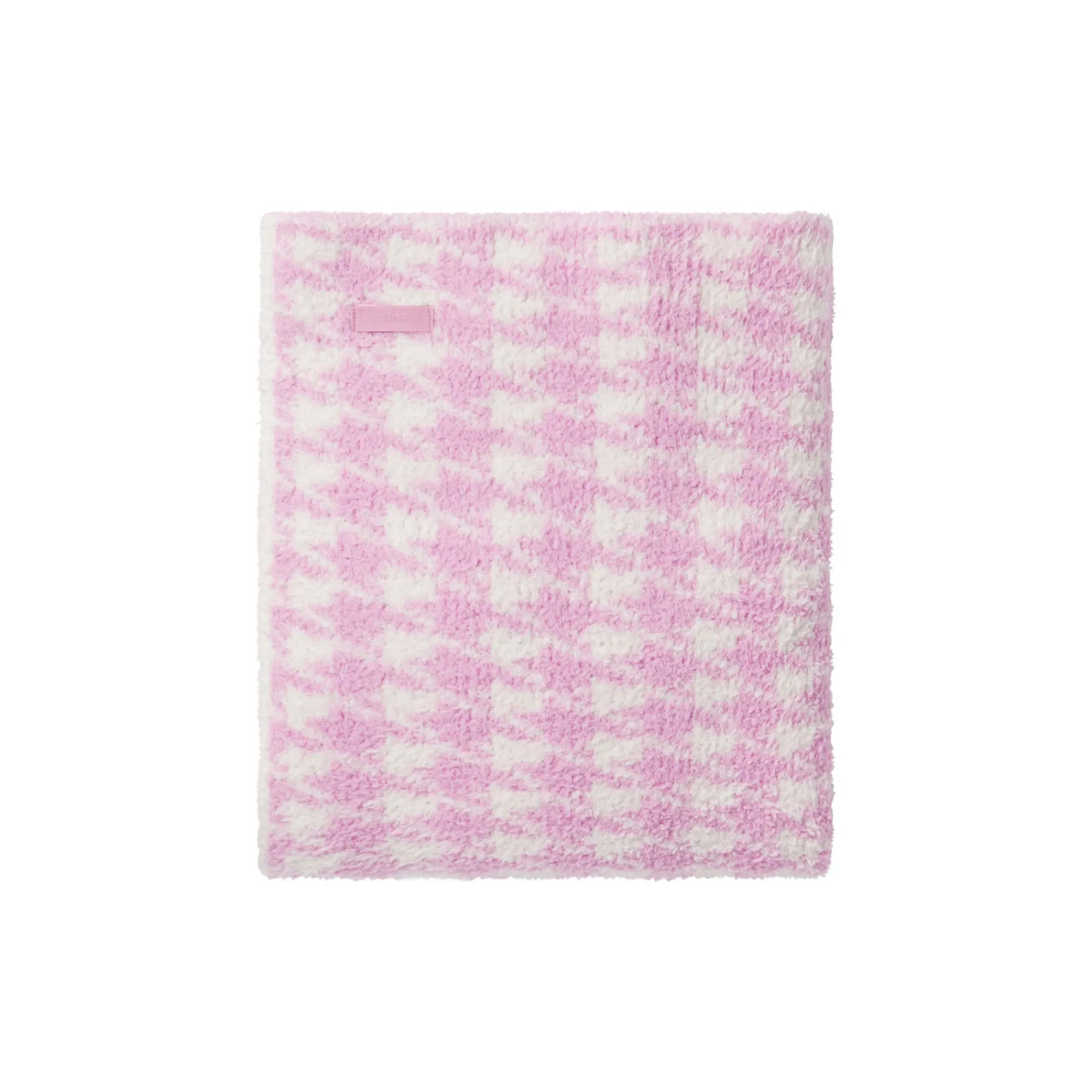 COZY KNIT BLANKET | PETAL HOUNDSTOOTH-Skims Best