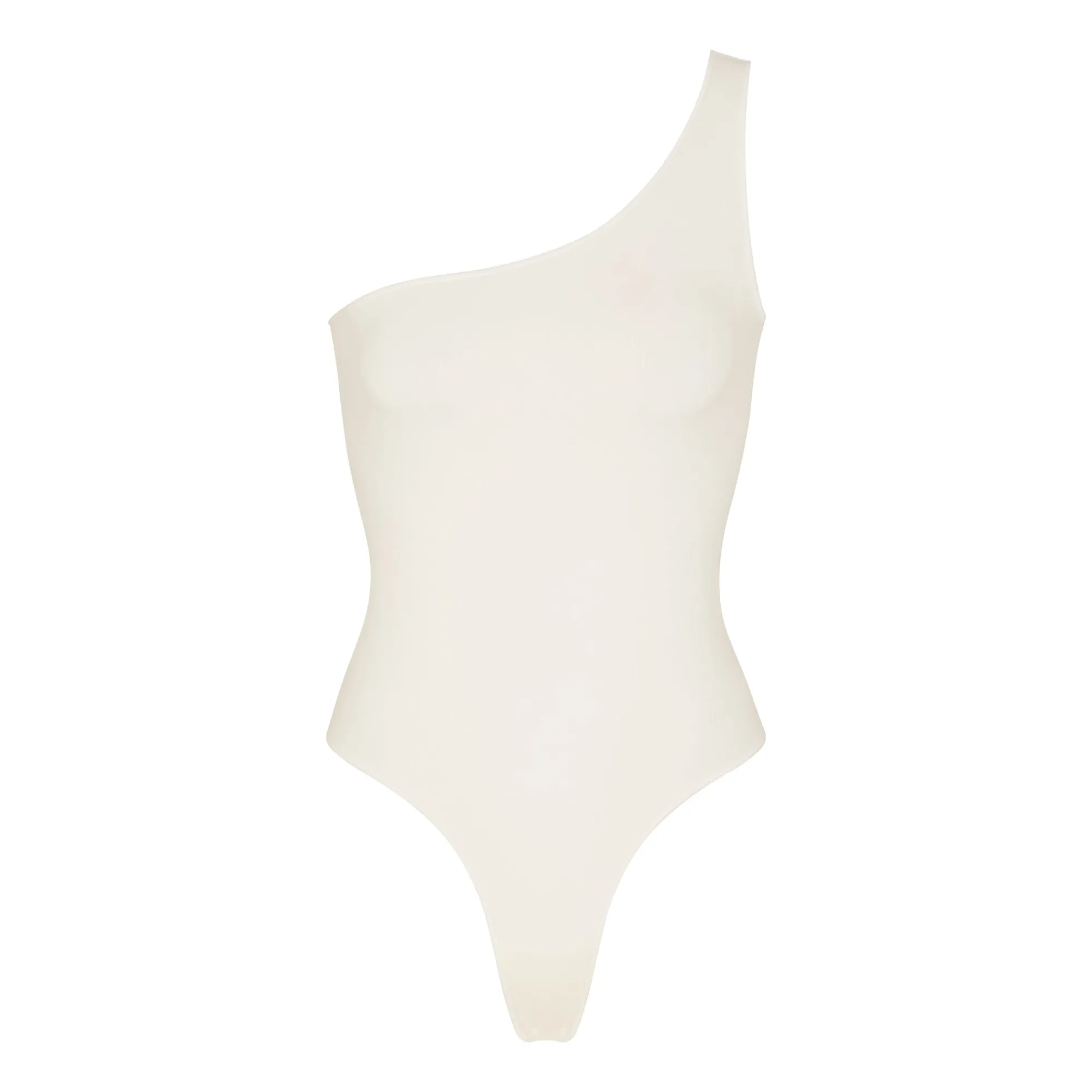 ESSENTIAL ONE SHOULDER BODYSUIT | ECRU-Skims Best