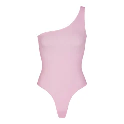ESSENTIAL ONE SHOULDER BODYSUIT | CHERRY BLOSSOM-Skims Hot