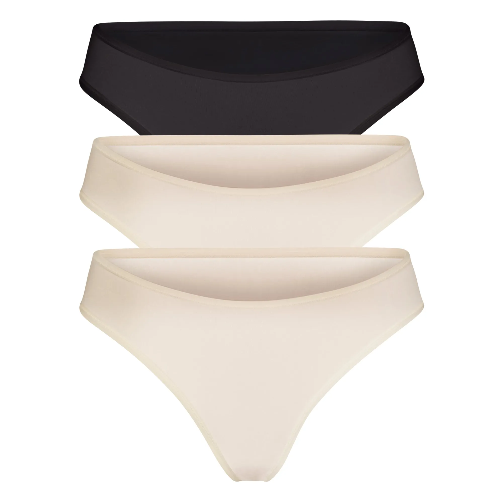 FITS EVERYBODY CHEEKY BRIEF MULTI 3-PACK | SAND MULTI-Skims Online