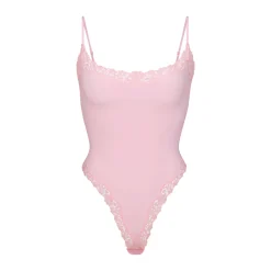 FITS EVERYBODY CORDED LACE CAMI BODYSUIT | CHERRY BLOSSOM-Skims Best
