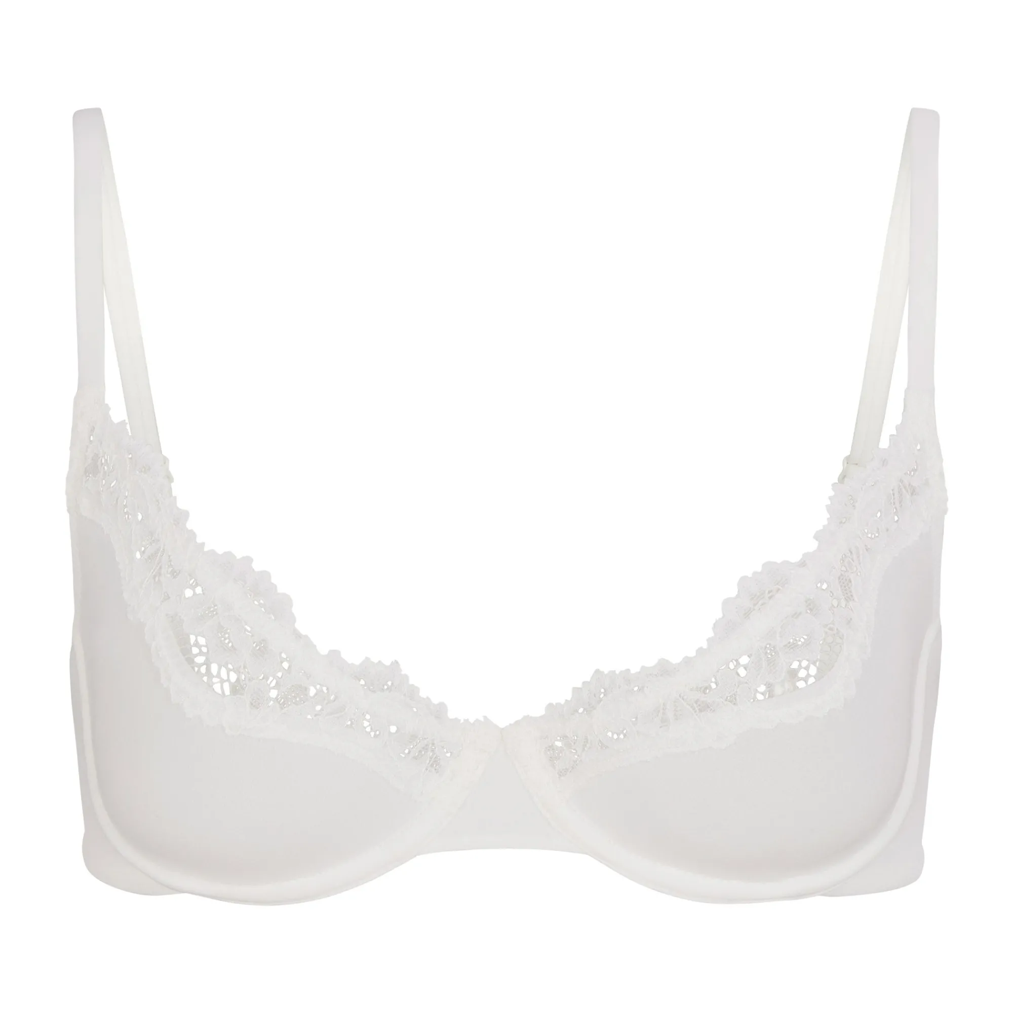 FITS EVERYBODY CORDED LACE UNLINED SCOOP BRA |-Skims Outlet