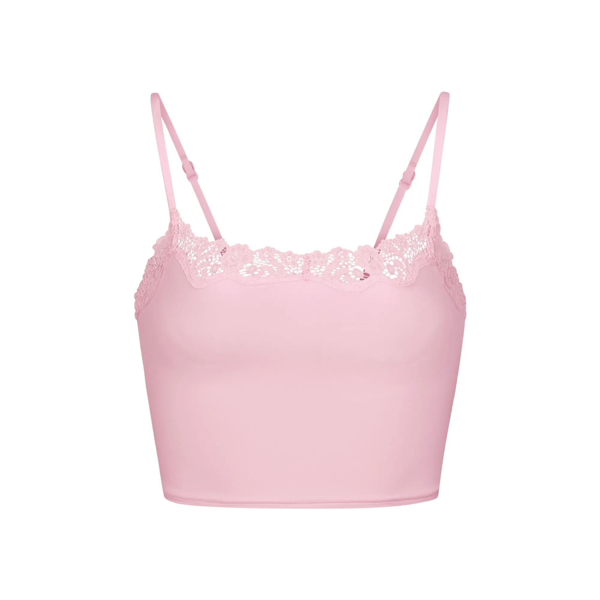 FITS EVERYBODY CORDED LACE CROPPED CAMI | CHERRY BLOSSOM-Skims Clearance