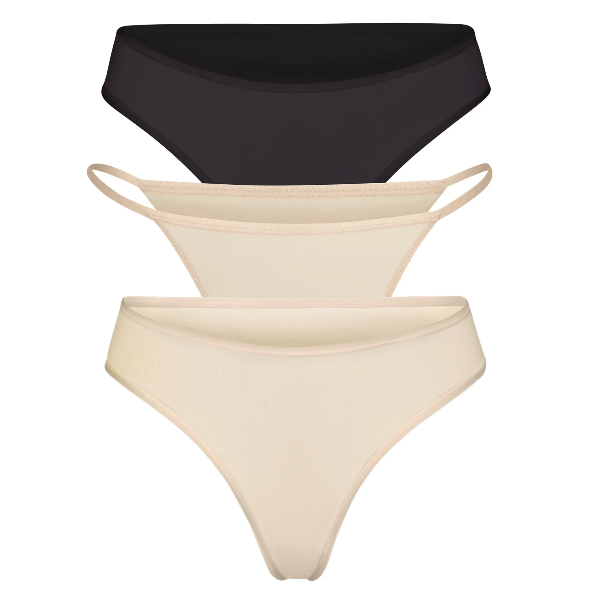 FITS EVERYBODY ESSENTIALS MULTI 3-PACK | SAND MULTI-Skims Fashion