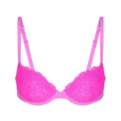 FITS EVERYBODY LACE PUSH-UP BRA | NEON PINK-Skims Outlet