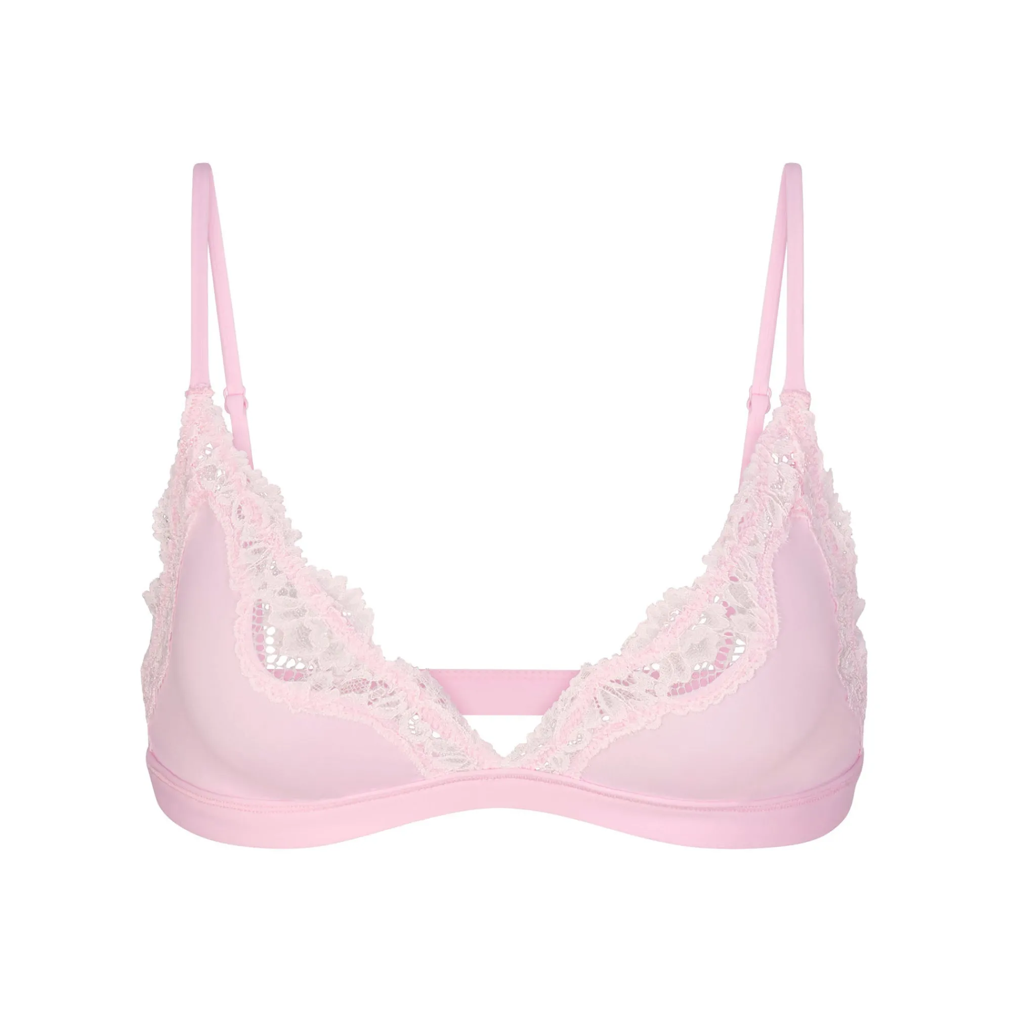 FITS EVERYBODY LACE TRIANGLE BRALETTE | CHERRY BLOSSOM TONAL-Skims Online