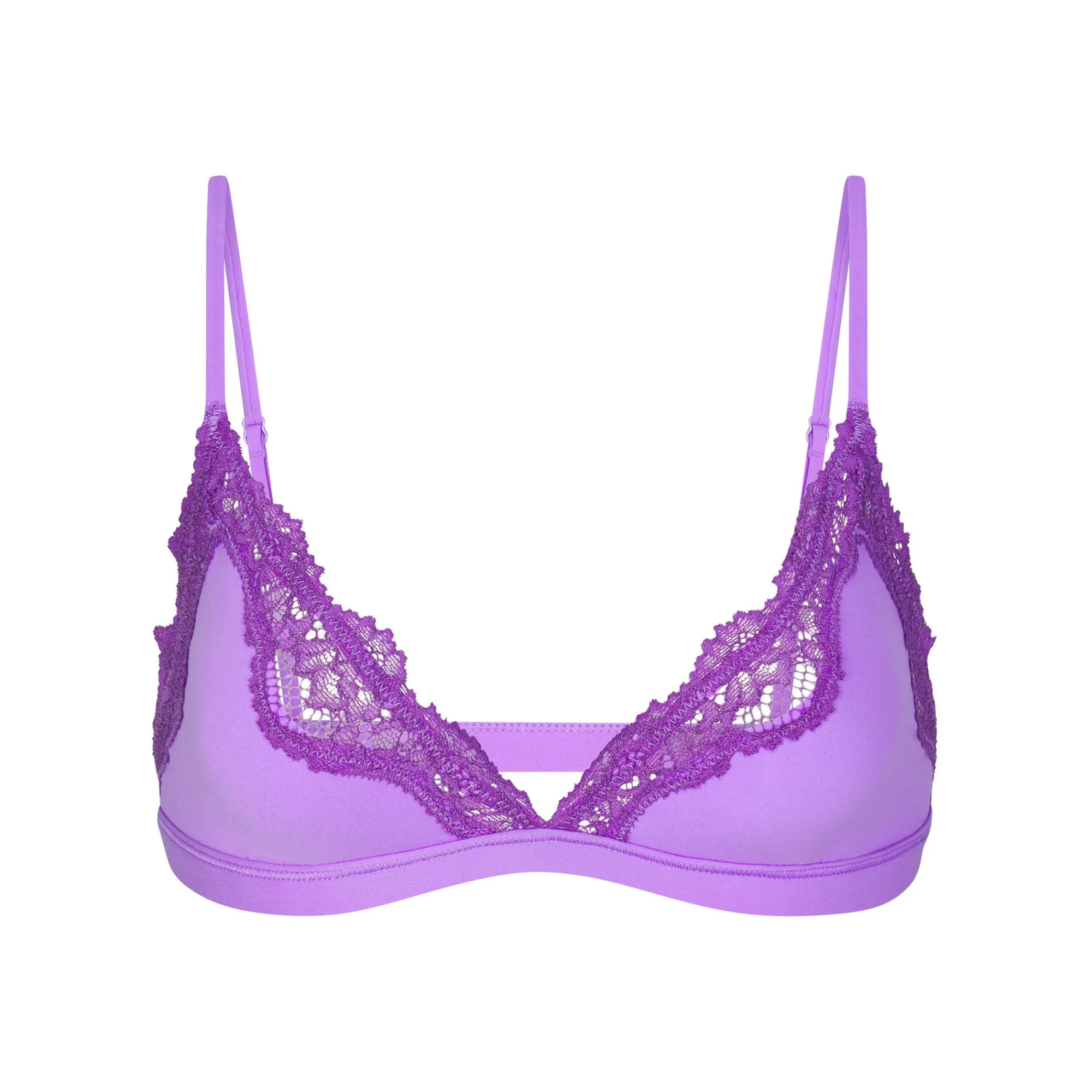 FITS EVERYBODY LACE TRIANGLE BRALETTE | ULTRA VIOLET TONAL-Skims Online