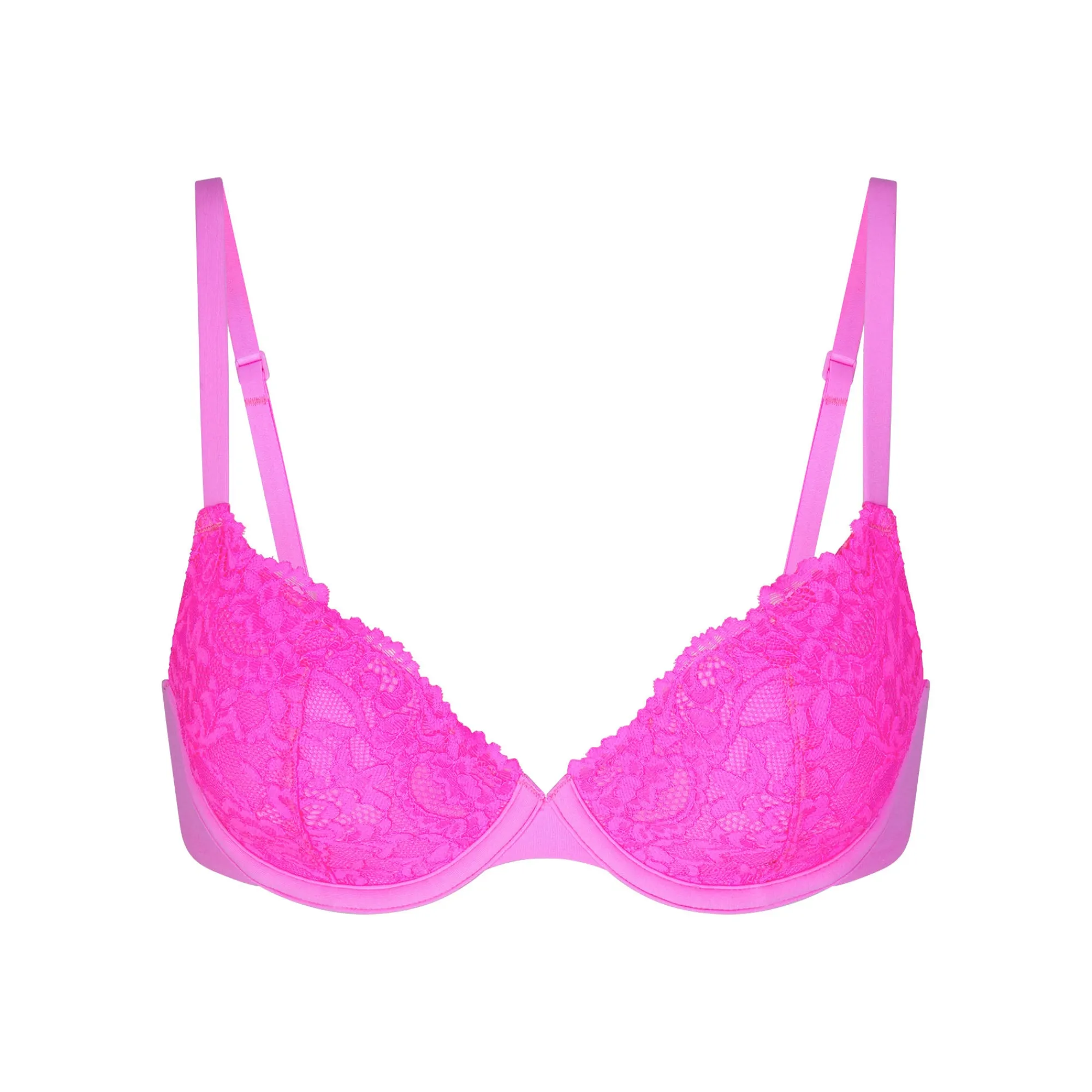 FITS EVERYBODY LACE T-SHIRT BRA | NEON PINK-Skims Best
