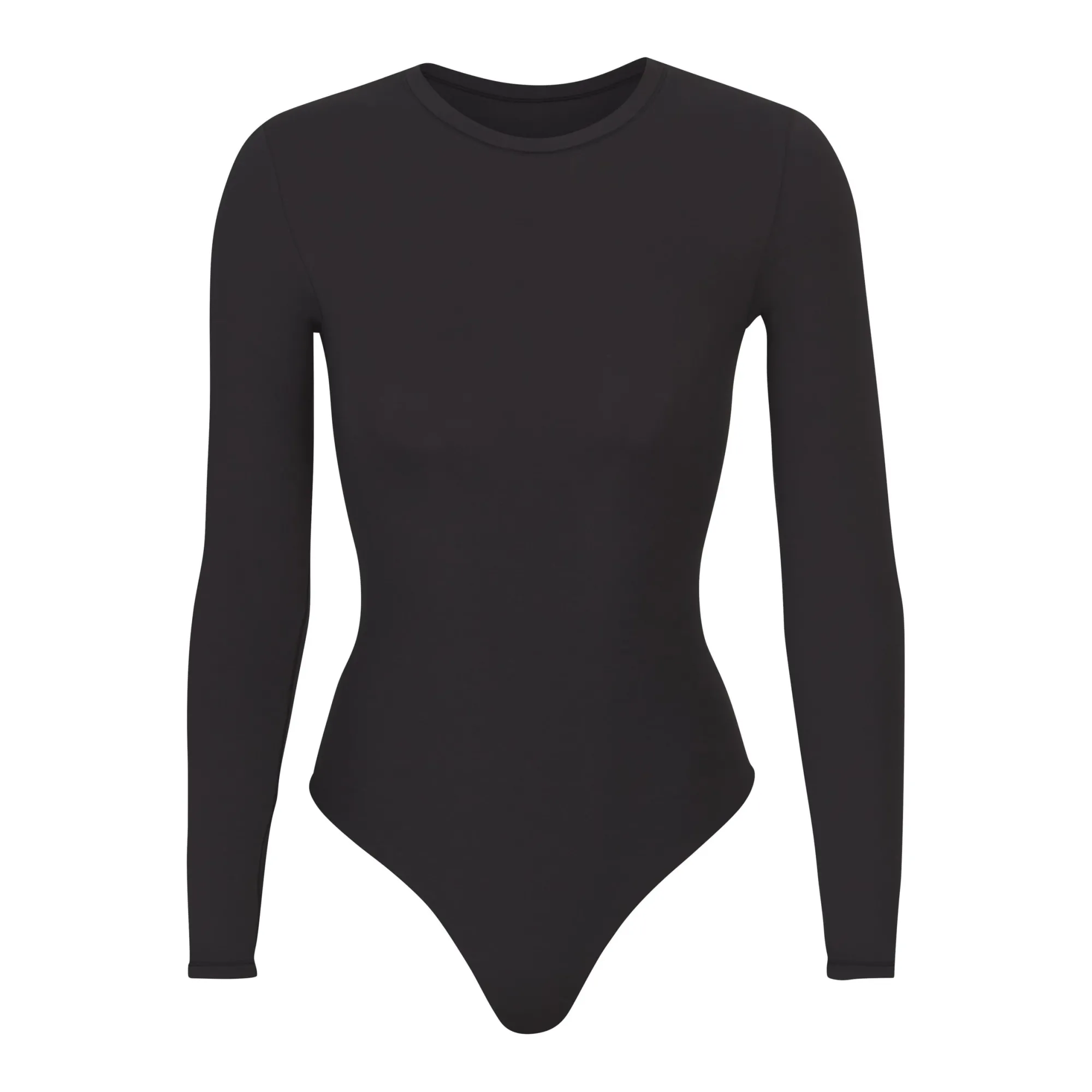 FITS EVERYBODY LONG SLEEVE CREW NECK BODYSUIT |-Skims Fashion